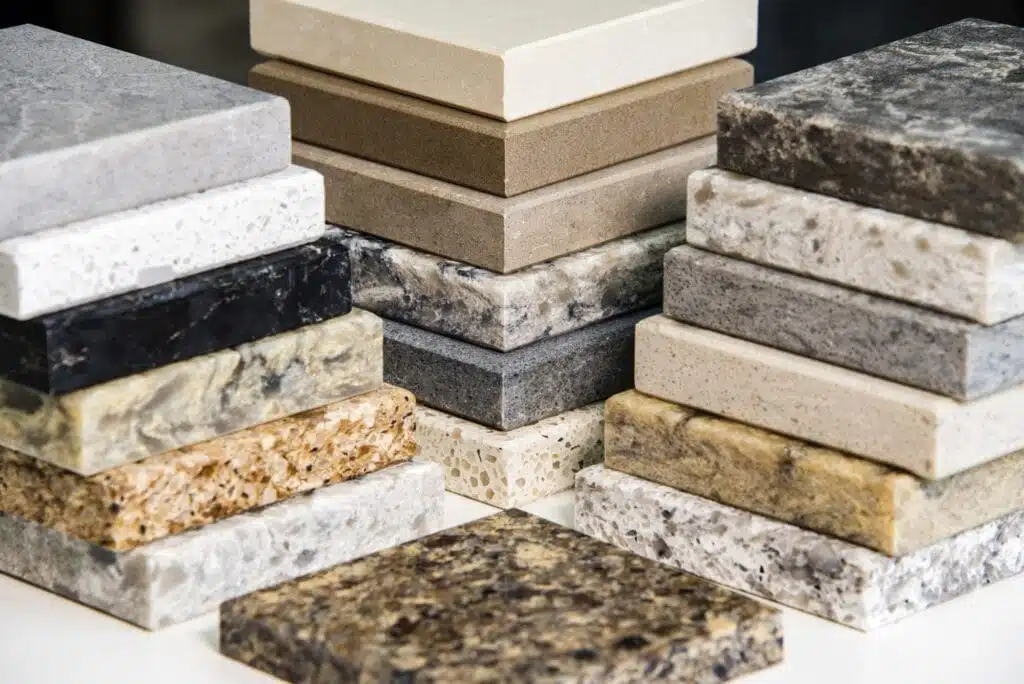 High-end marble countertops for elegant kitchen designs.
