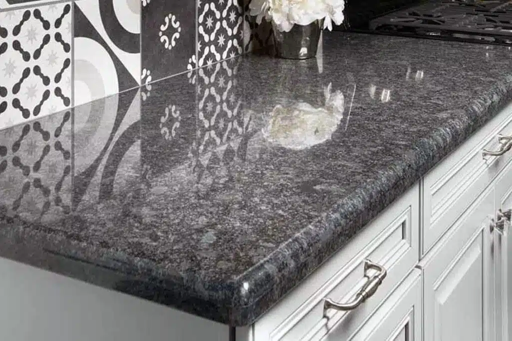 Beautifully installed kitchen countertops in a modern Massachusetts home.