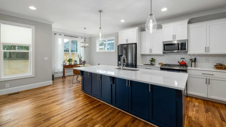 High-end marble countertop installation in a modern kitchen – Next Marble & Granite